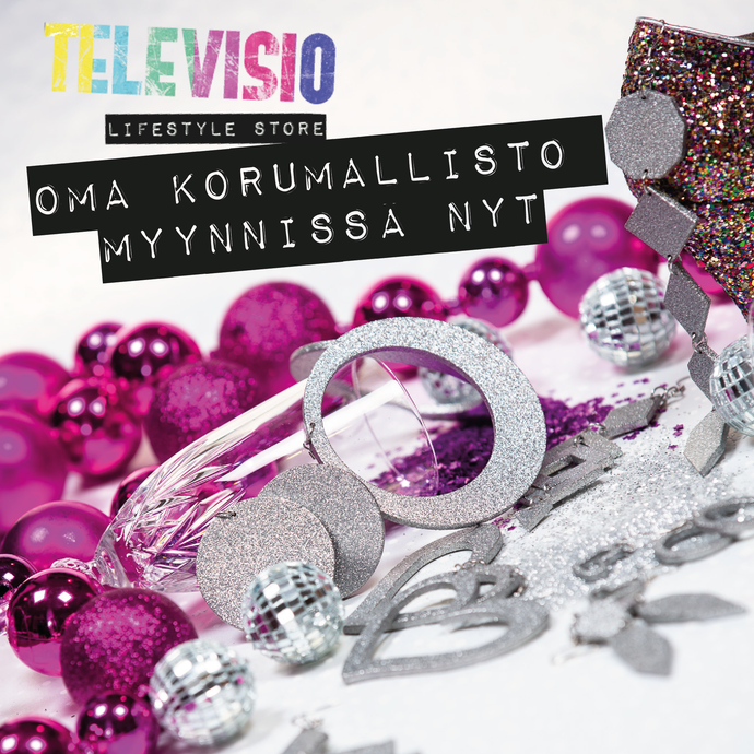 TELEVISION ENSIMMÄISEN OMAN KORUMALLISTON GLITTERUUTUUDET NYT VERKKOKAUPASSA!!