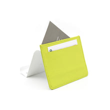 Fanny Flat Card Wallet Lime green