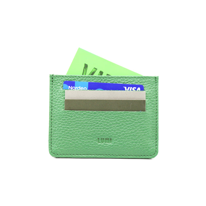 Fanny Flat Card Wallet Green