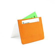 Fanny Flat Card Wallet Orange