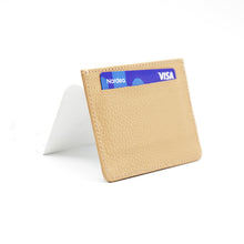 Fanny Flat Card Wallet Beige