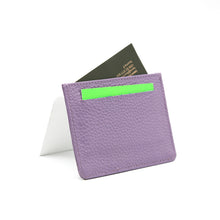 Fanny Flat Card Wallet Lavender