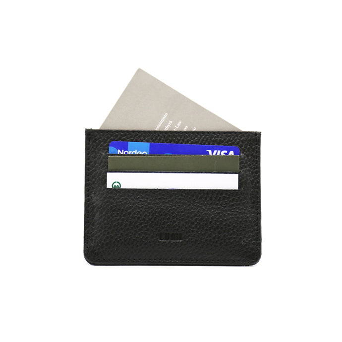 Fanny Flat Card Wallet Black