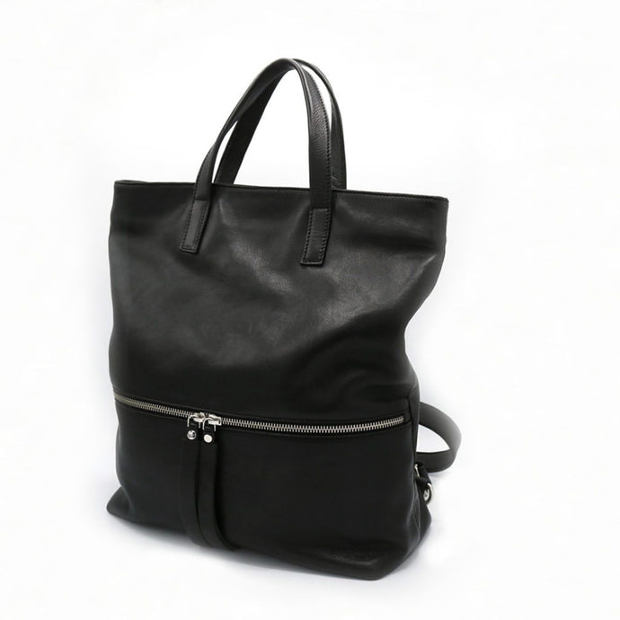 Tote backpack, black