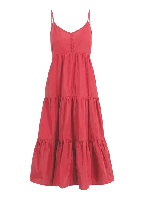CC Heart Lara long dress, Intense pink