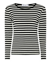 JanettTT Stripe T-Shirt - DeepBlack