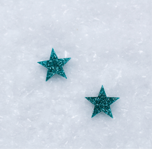 Glittertuike turkoosi, Nappi ja Roikkuva