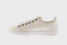 Glitter Tennis Shoes, White