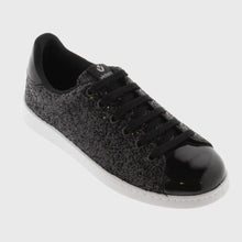 Glitter Tennis Shoes, Black